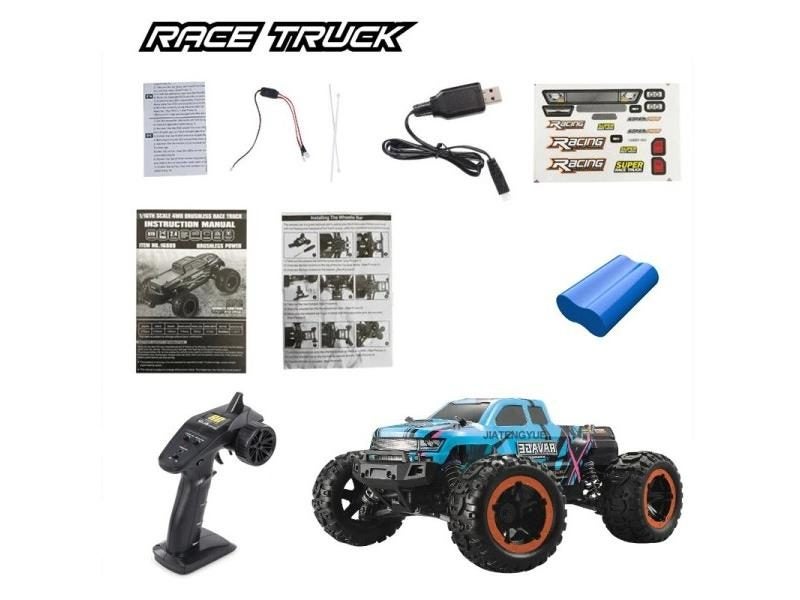 JTY Toys RC Truck 65km/h Brushless Remote Control Off-Road Vehicle 4WD Climbing Carousel 1