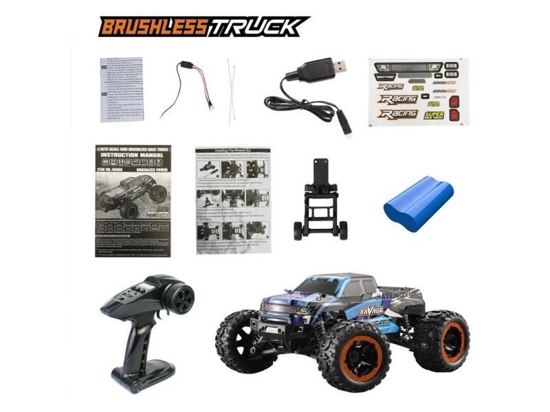 JTY Toys RC Truck 65km/h Brushless Remote Control Off-Road Vehicle 4WD Climbing Carousel 1
