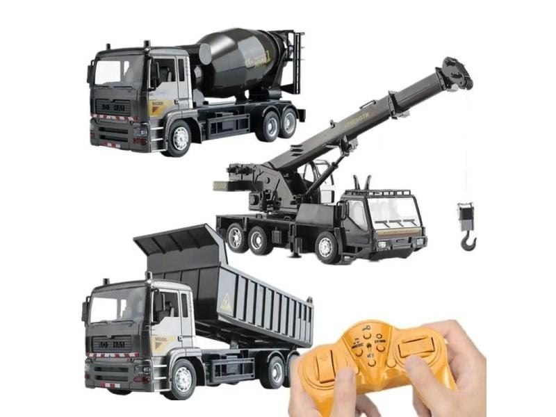 RC Alloy Remote Control Engineering Vehicle Toys For Outdoor Birthday Carousel 2