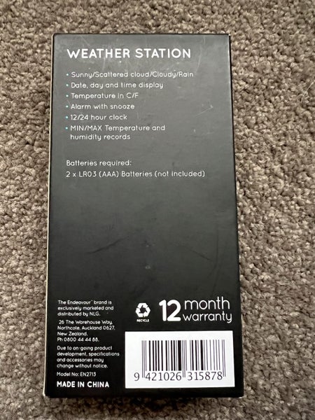 Weather Station Clock Carousel 3