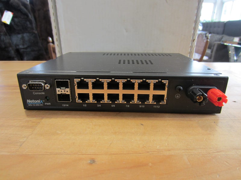 Netonix WS-12-250-DC - 12 Port DC Powered Managed PoE Switch Carousel 2