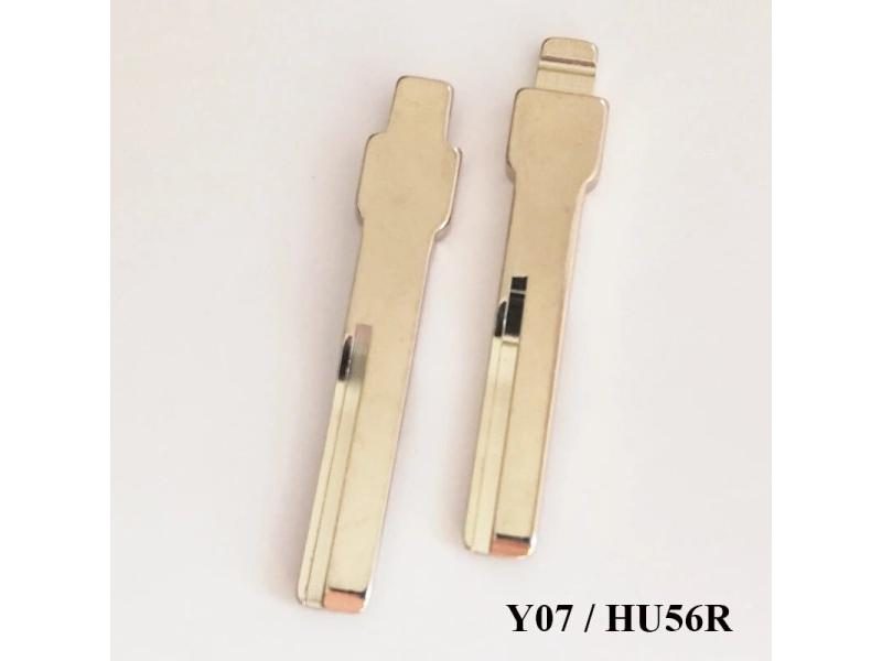 50pcs 100pcs HU56R Car Key Blank Flip Remote Knife For VolvoCar Remote Key Carousel 1