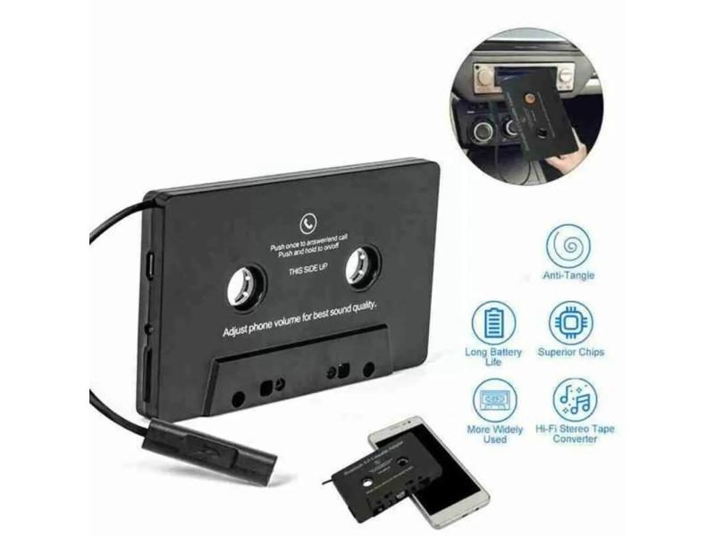 Car Tape Cassette Audio Aux Adapter Bluetooth-compatible For Smartphones Carousel 1