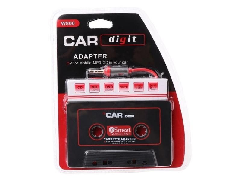 3.5mm Black Car AUX Adapter For Car CD Player MP3 Carousel 2