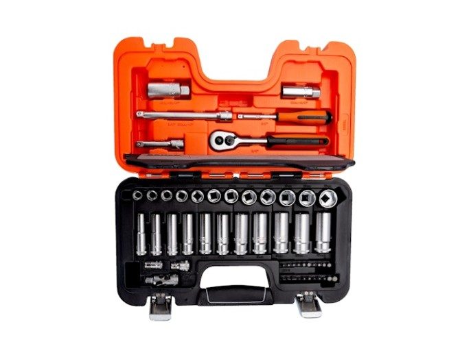 Bahco 33 Piece 3/8" & 1/4" Deep Socket Set Carousel 2