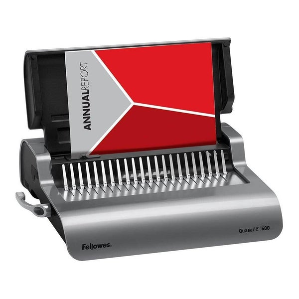 Fellowes Quasar-E 500 Plastic Comb Binding Machine Carousel 2