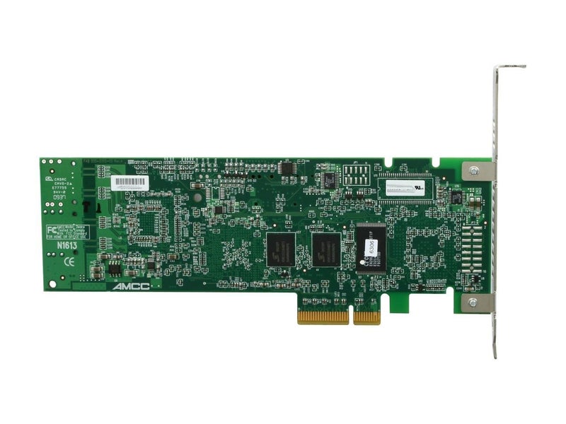 3ware 9650SE-4LPML PCI Express 4 SATA II Controller Card RAID Levels 0, 1, 5, 10 Carousel 2