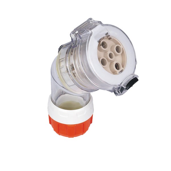 3Ph 40A 5 pin Angle Socket Carousel 1