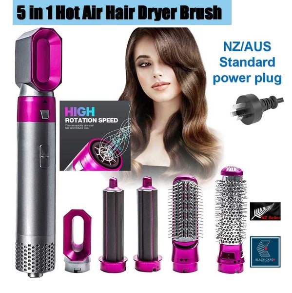 Hot Air Blow Dryer Brush Straightener Curly Hair Comb *Local STOCK NOW* Carousel 1