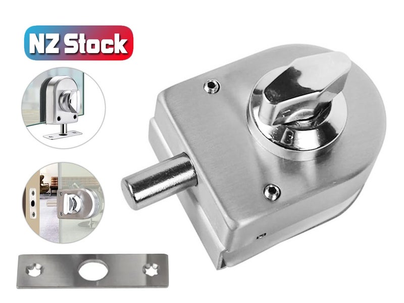 Stainless Steel Glass Door Lock Entrance Set Clearance - Clearance Carousel 1