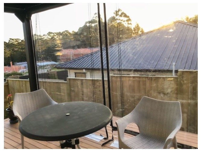CAFE BLINDS 180 x 240cm Patio Blind PVC Carousel 2