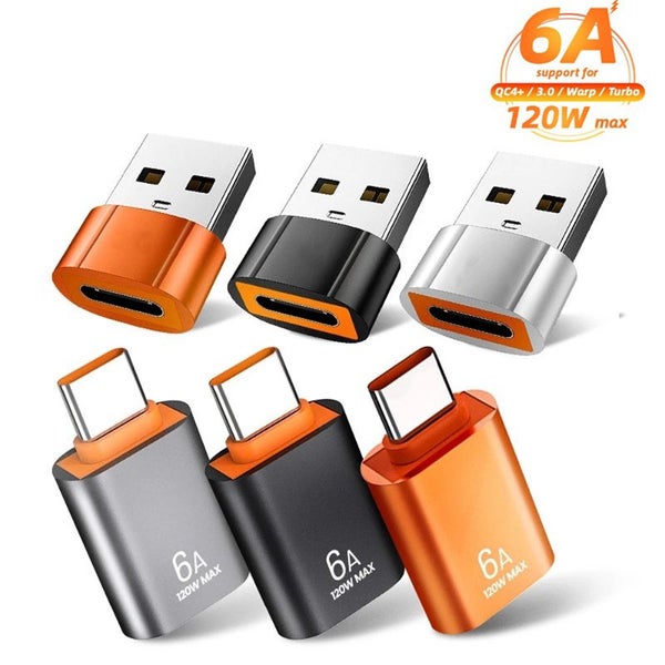6A USB To Type-C and TypeC to USB OTG Converter USB 3.0 Adapter for Carousel 2
