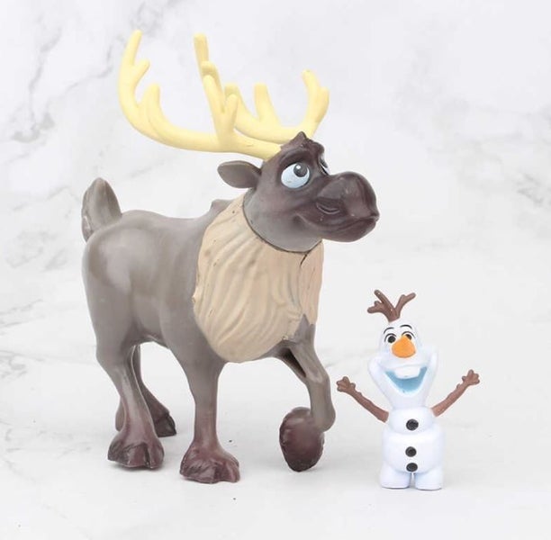 Frozen 2 Cake Topper 8pcs figures set Carousel 4