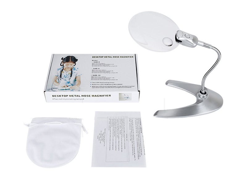 Desktop LED Magnifier Carousel 10