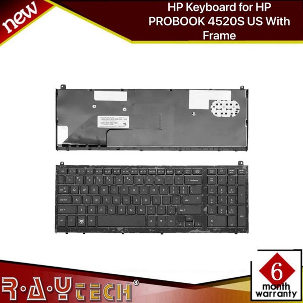 US Keyboard For HP Probook 4520S With Frame Carousel 1