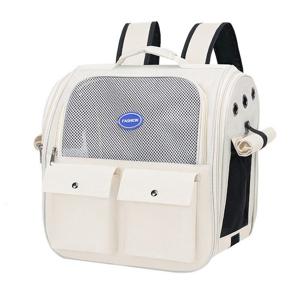 Cat Backpack Carrier Portable Backpack Breathable Cat Bag Carousel 1