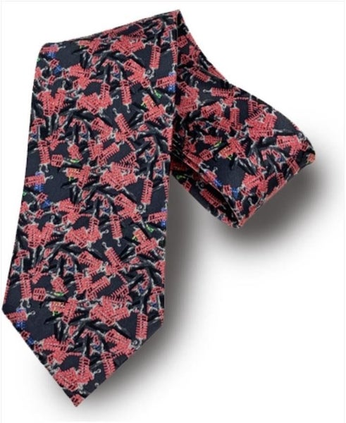 cAUTOart 45581 Silk Tie: Suspension Pattern Carousel 1