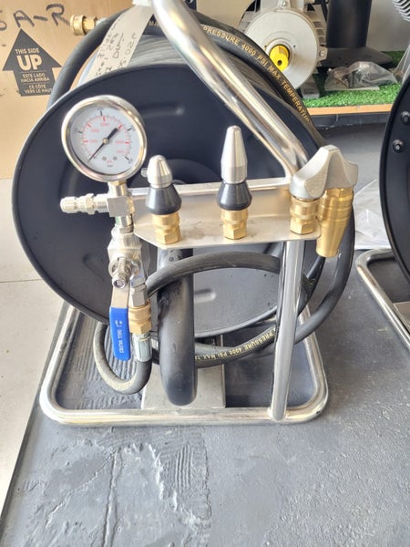 4000psi Drain Cleaning Hose Reel Set - Free Shipping Carousel 1
