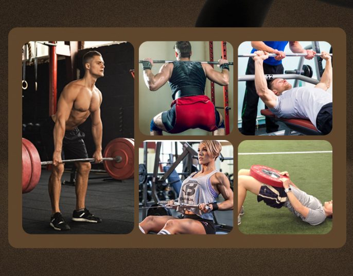 Fitness Weight Lifting Belt Leather Gym Belts Powerlifting Weightlifting Workout Carousel 2