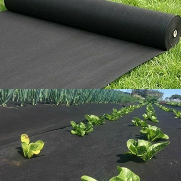 Weed Mat 0.80 metre x 50 metre Roll 50gsm Nonwoven UV - Black Carousel 2