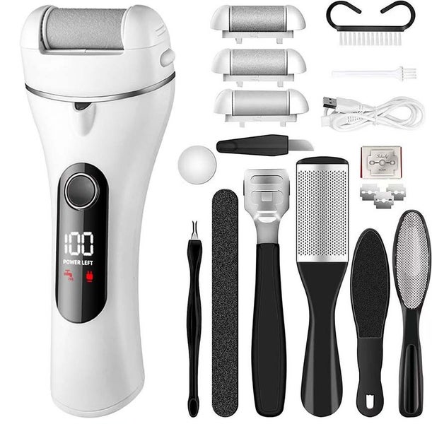14 in 1 Electric Foot Callus Remover Pedicure Kit NEW Carousel 1