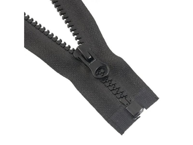 5# Resin Double-Headed Open End Zip Clothing Zippers For Sewing Jacket Black Carousel 1