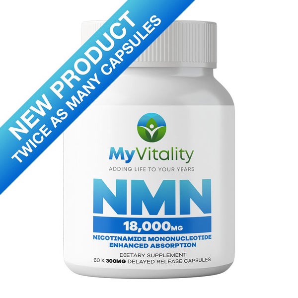 NMN Nicotinamide Mononucleotide 300mg 60 Capsules | HealthPorter NZ Carousel 1