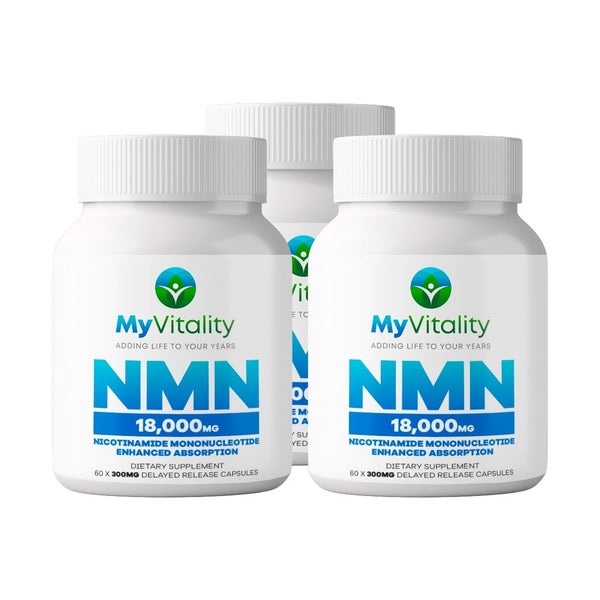 NMN Nicotinamide Mononucleotide 300mg 60 Capsules | HealthPorter NZ Carousel 2