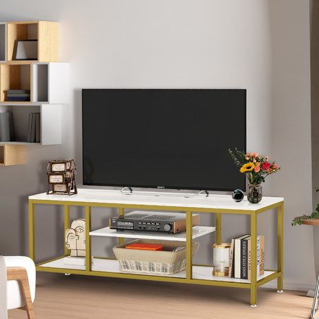 TV Stand Modern Console 3 Tier Carousel 1