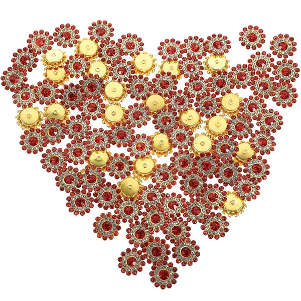 1 Bag Rhinestone Embellishments Flatback Rhinestone Decoration Brooch Button Fo Carousel 1