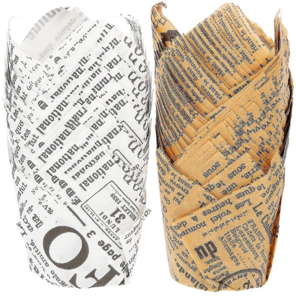 100 Pcs Papel Para Regalo De Navidad Cupcake Wrapper Paper Baking Cups Tulip Cu Carousel 1