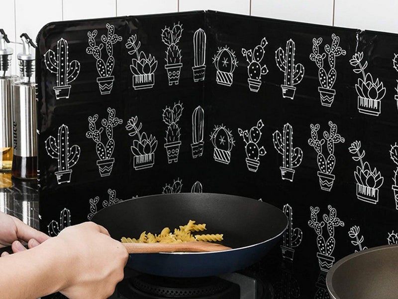 2Pcs Oil Splatter Guard Anti-Splatter Shield Screen Cover Black Carousel 5