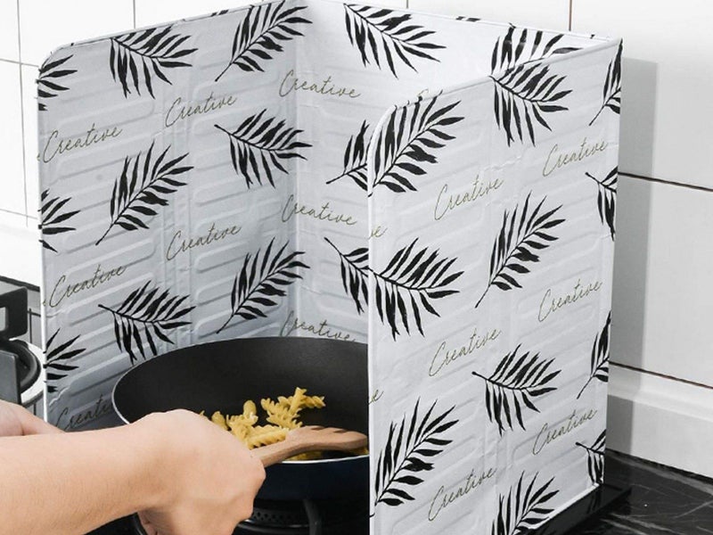 2Pcs Oil Splatter Guard Anti-Splatter Shield Screen Cover White Carousel 5