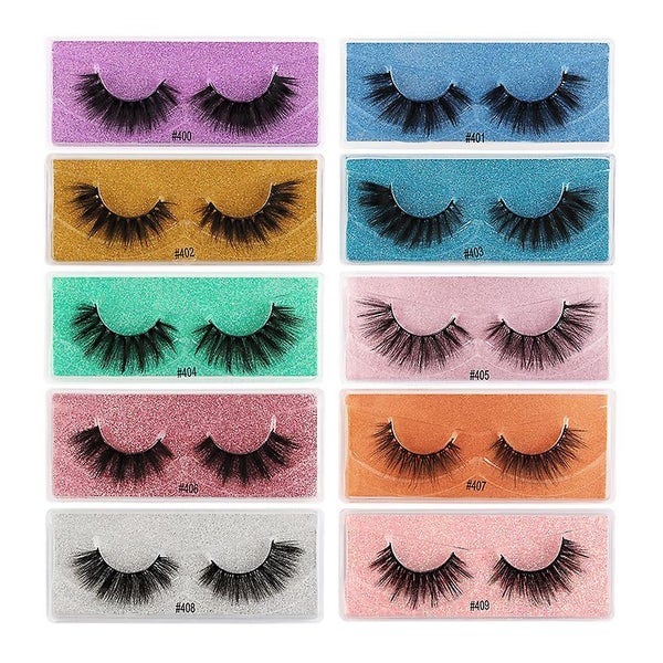 10 Pairs Lash Accessories Girl Cosmetic False Lashes False Lashes Decorative Fa Carousel 1