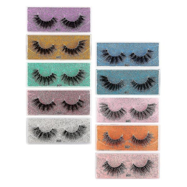 10 Pairs Lash Accessories Girl Cosmetic False Lashes False Lashes Decorative Fa Carousel 2