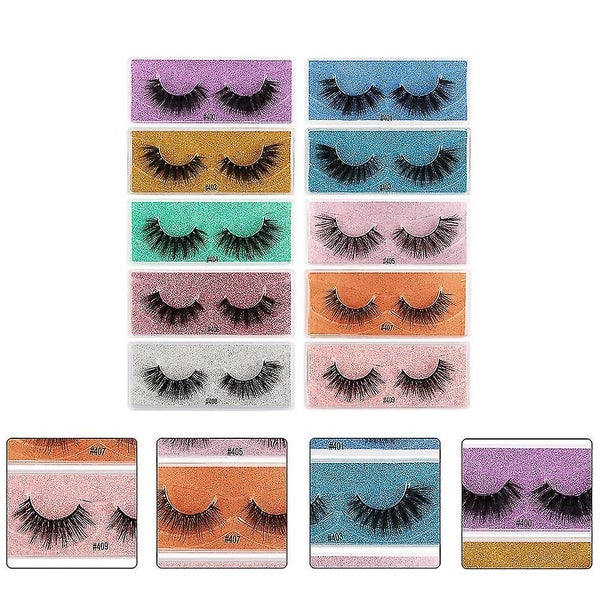 10 Pairs Lash Accessories Girl Cosmetic False Lashes False Lashes Decorative Fa Carousel 3