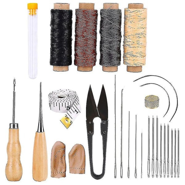 1 Set Of Leather Sewing Kit Leather Sewing Tools Leather Stitching Needles Kit Carousel 2