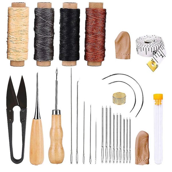 1 Set Of Leather Sewing Kit Leather Sewing Tools Leather Stitching Needles Kit Carousel 1