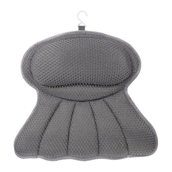 1 Pc Bathing Pillow Tub Pillow Spa Bathroom Pillow Sucker Head Neck Rest Pillow Carousel 1