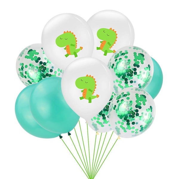 12 Pcs Dinosaur Balloons Children Balloons Party Balloon Balloons Set Party Sup Carousel 1
