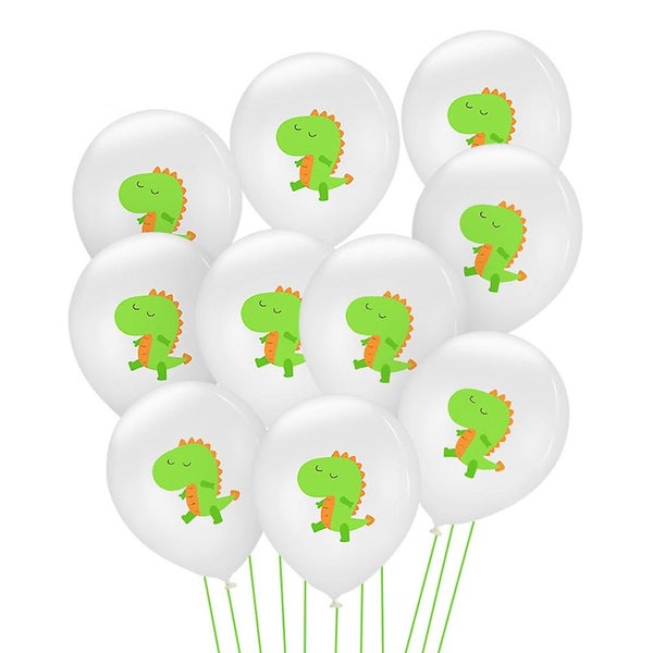 12 Pcs Dinosaur Balloons Children Balloons Party Balloon Balloons Set Party Sup Carousel 2