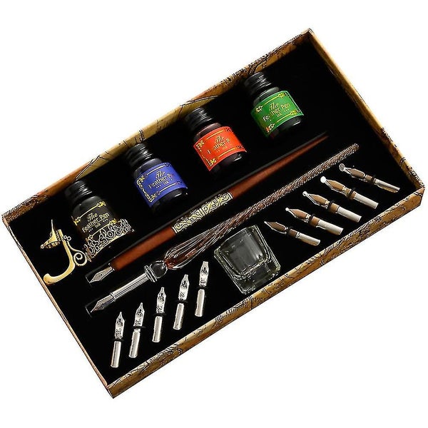 1 Set Calligraphy Pen Set Elegant Practical Dip Pen Set Writing Pen Set Ink Pen Carousel 3