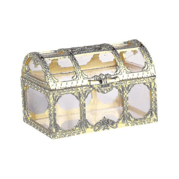 10 Pcs Halloween Decor Pirate Chest Jewelry Keepsake Boxes Anniversary Gift Box Carousel 3