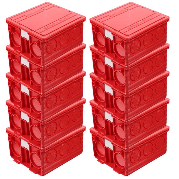 10 Sets Wall Socket Boxes 86 Type Wall Socket Mounting Box Socket Junction Boxe Carousel 2