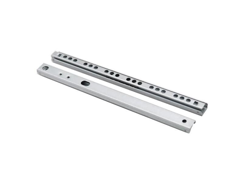 1Pair 8"-16" Drawer Slide 17mm Wide Two-section Ultra-narrow Mmini Ball Slide Carousel 1