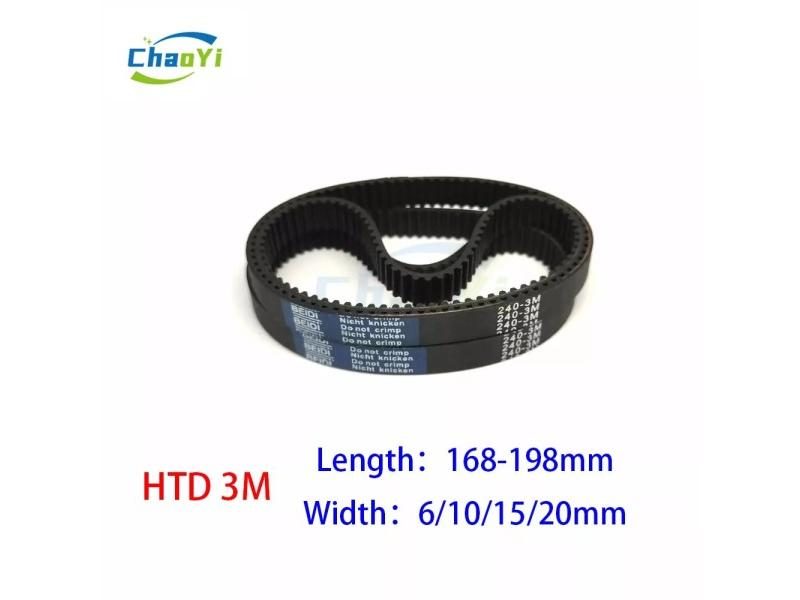 HTD 3M Closed Loop Rubber Timing Belt Length 168 171 174 177 180 183 186 189 Carousel 1