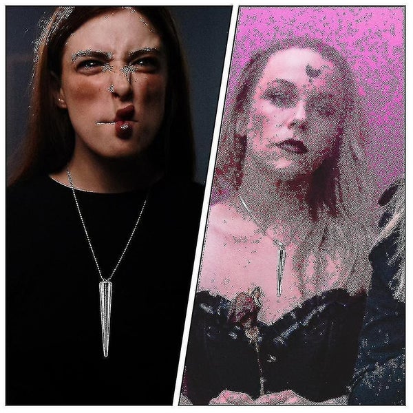 8pcs Punk Spike Studs Screw Back Spot Metal Leather Rivets Diy Cone Studs Carousel 2