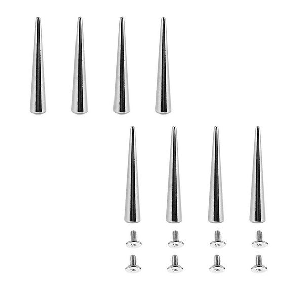 8pcs Punk Spike Studs Screw Back Spot Metal Leather Rivets Diy Cone Studs Carousel 3