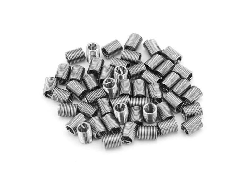 50pcs M6 X 1.0 X 2.5D Thread Inserts Coiled Wire Helical Screw Thread Inserts Carousel 1