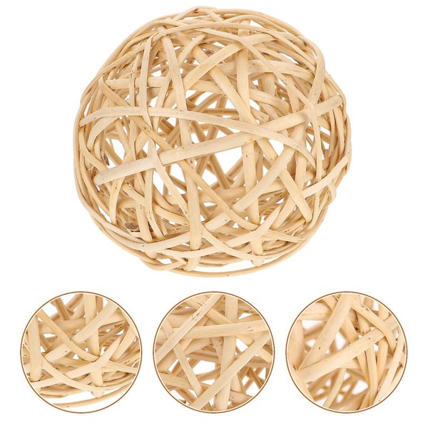 Home Decorative Rattan Balls Rattan Photo Props Diy Wicker Balls Carousel 2